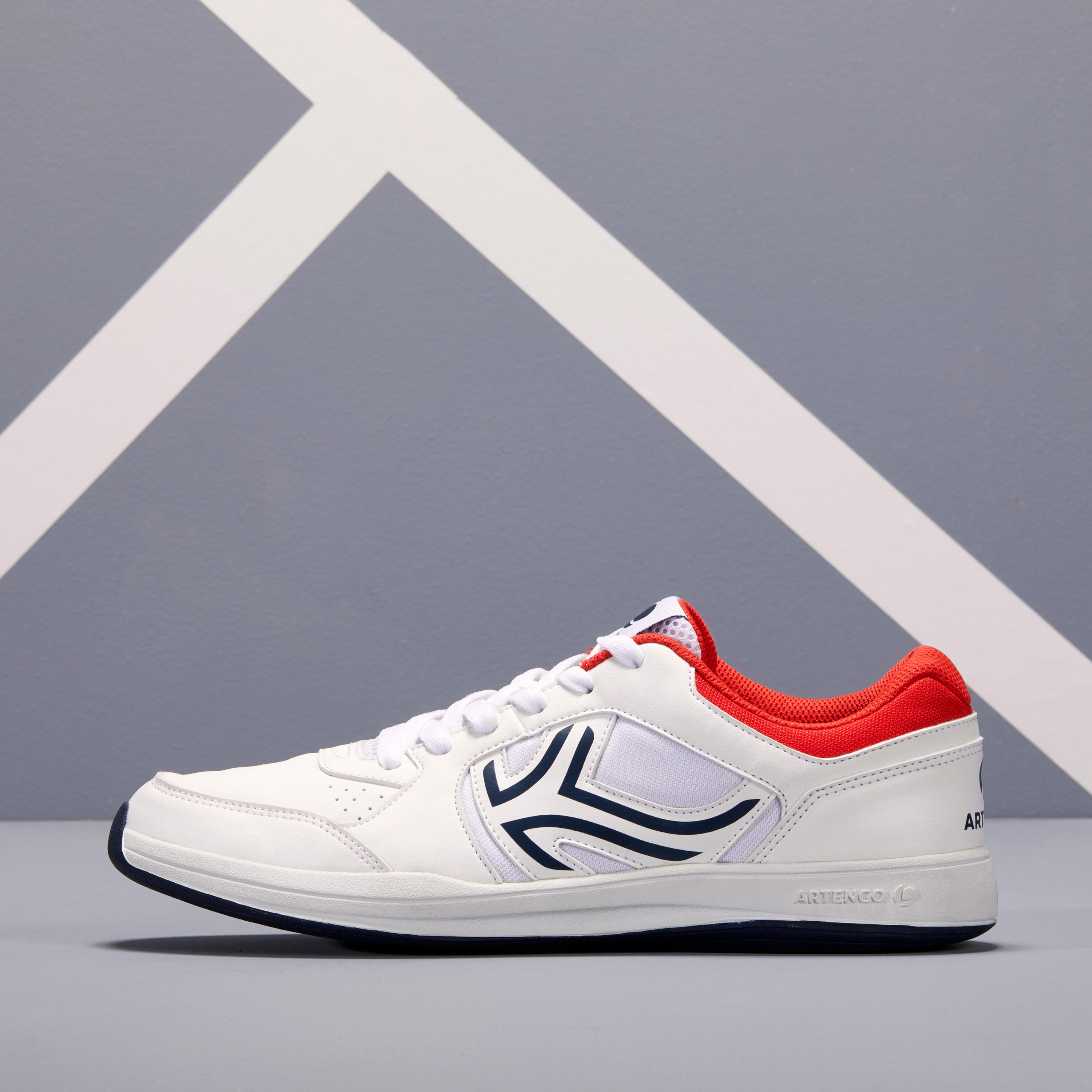 TS130 Multicourt Tennis Shoes - White 7/8