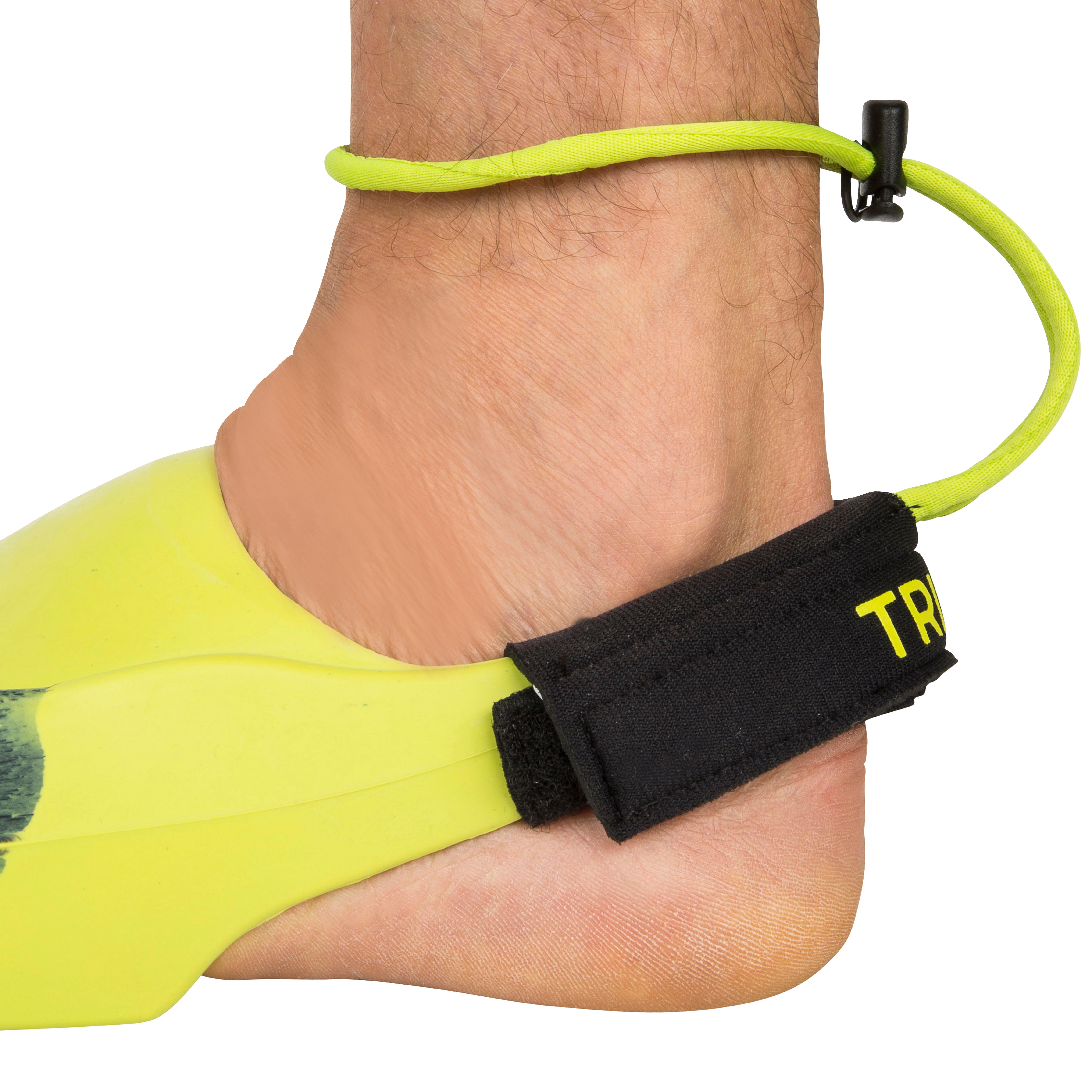 RADBUG Bodyboardové plutvy 500 čierno-žlté s leashom 40-41 · záber 4