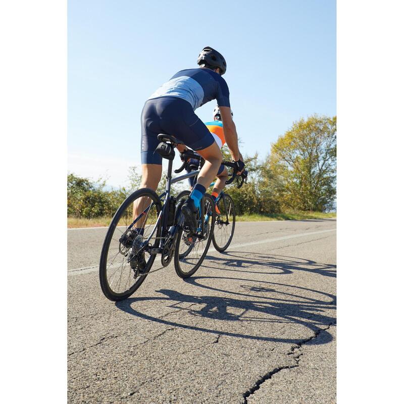 RC 500 Padded Cycling Bib Shorts - Navy Blue