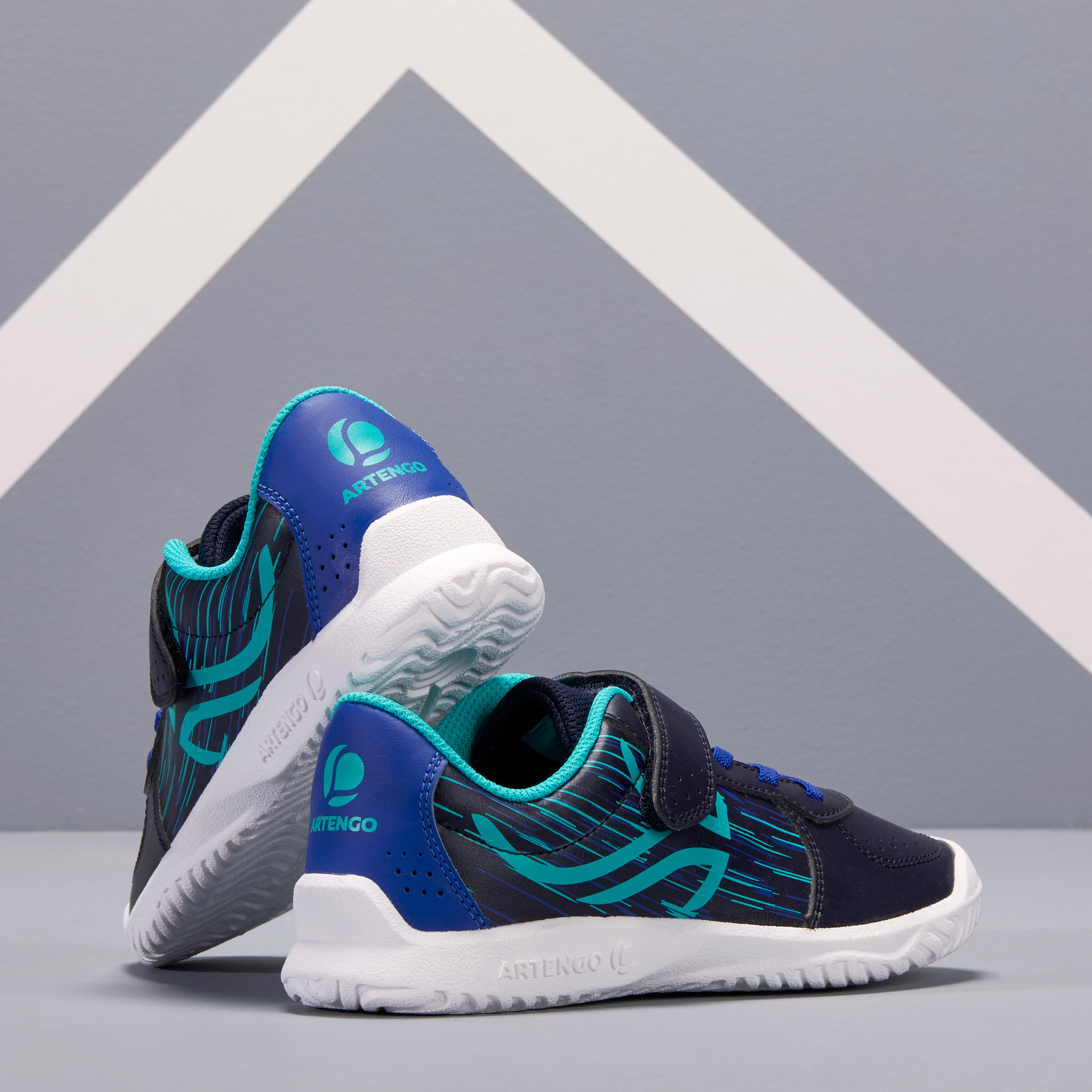 

TS130 JR Kids' Tennis Shoes - Meteor Flash -  By ARTENGO | Decathlon