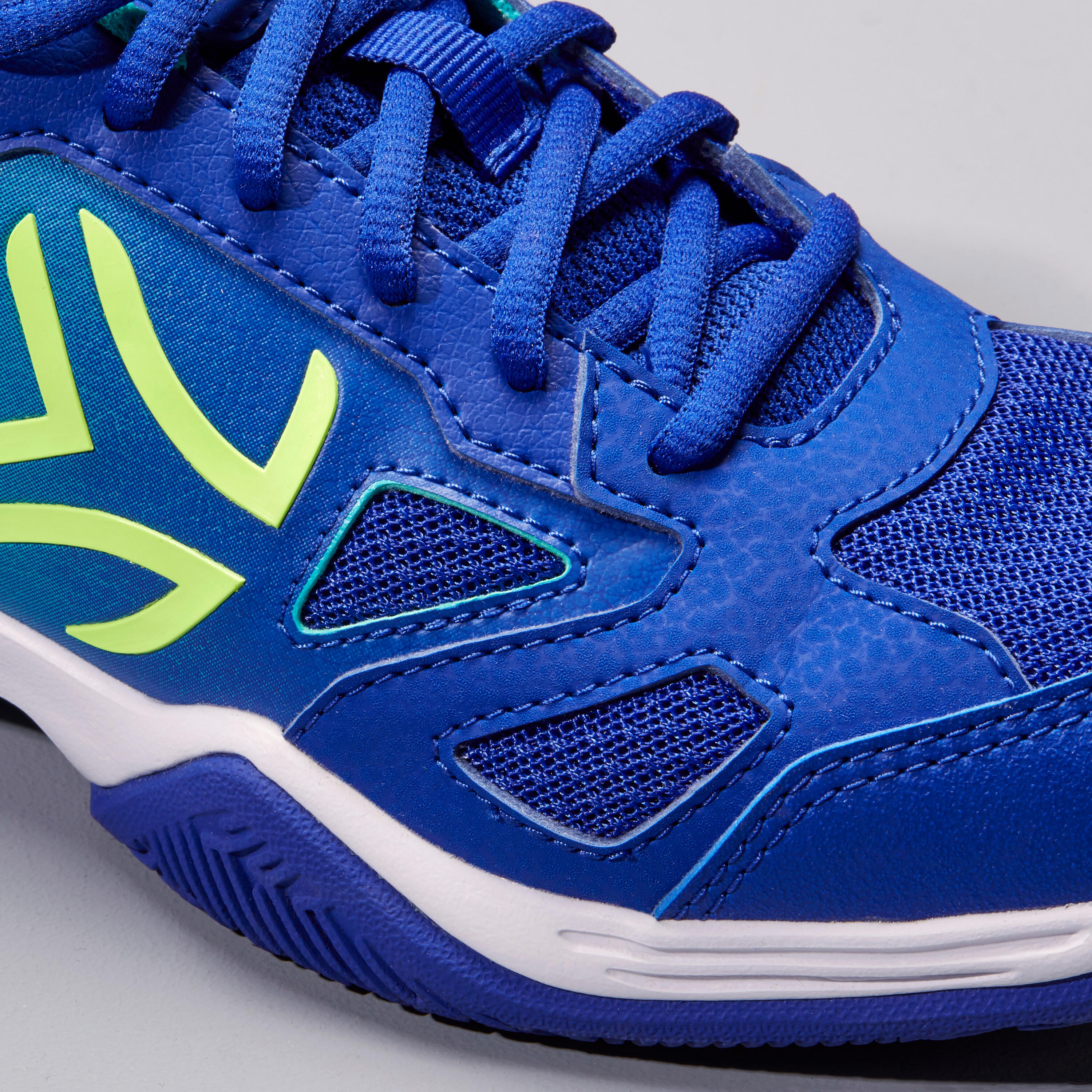 TS560 JR Kids' Tennis Shoes - Blue/Green 8/9