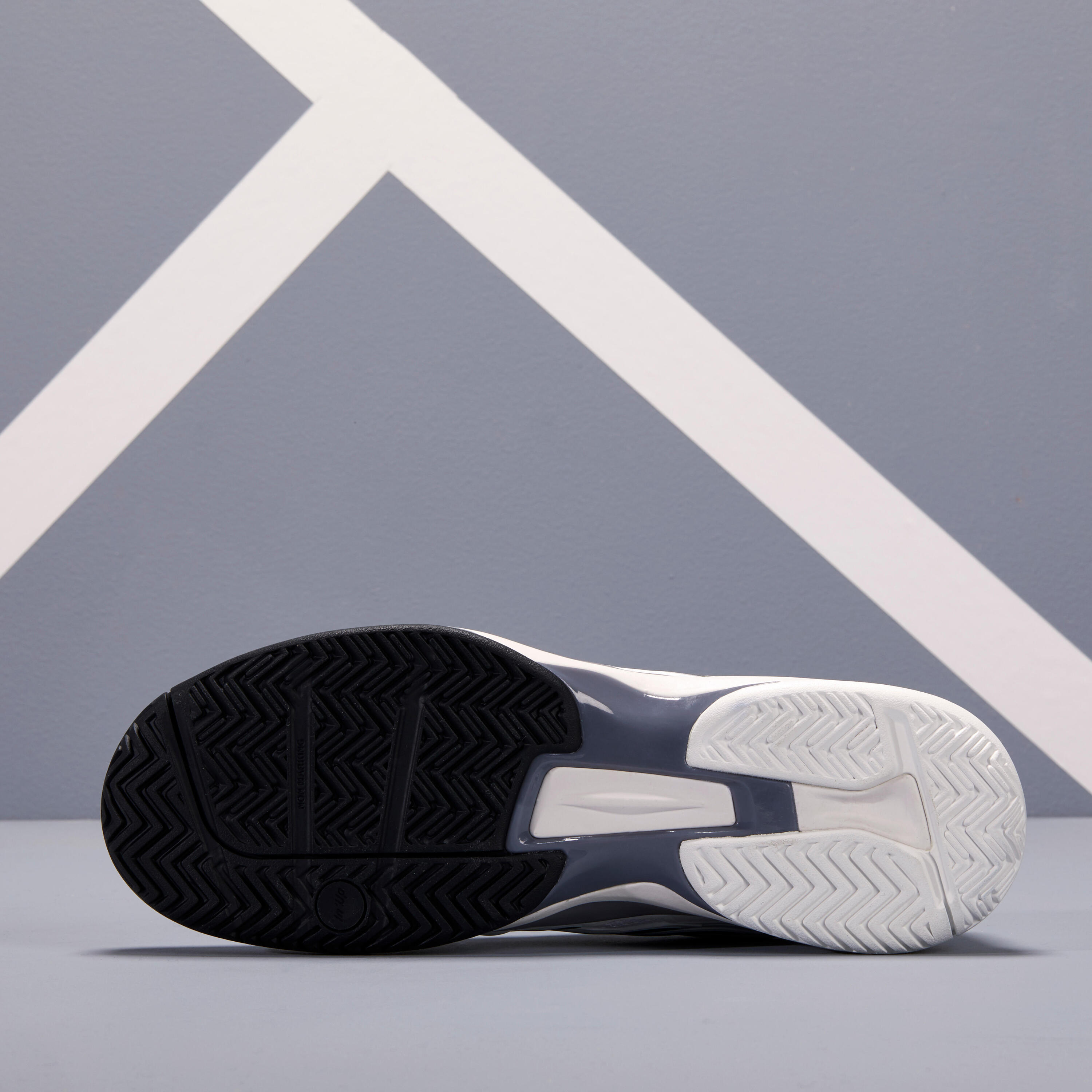 TS990 Multi-Court Tennis Shoes - White/Black/Grey 4/12