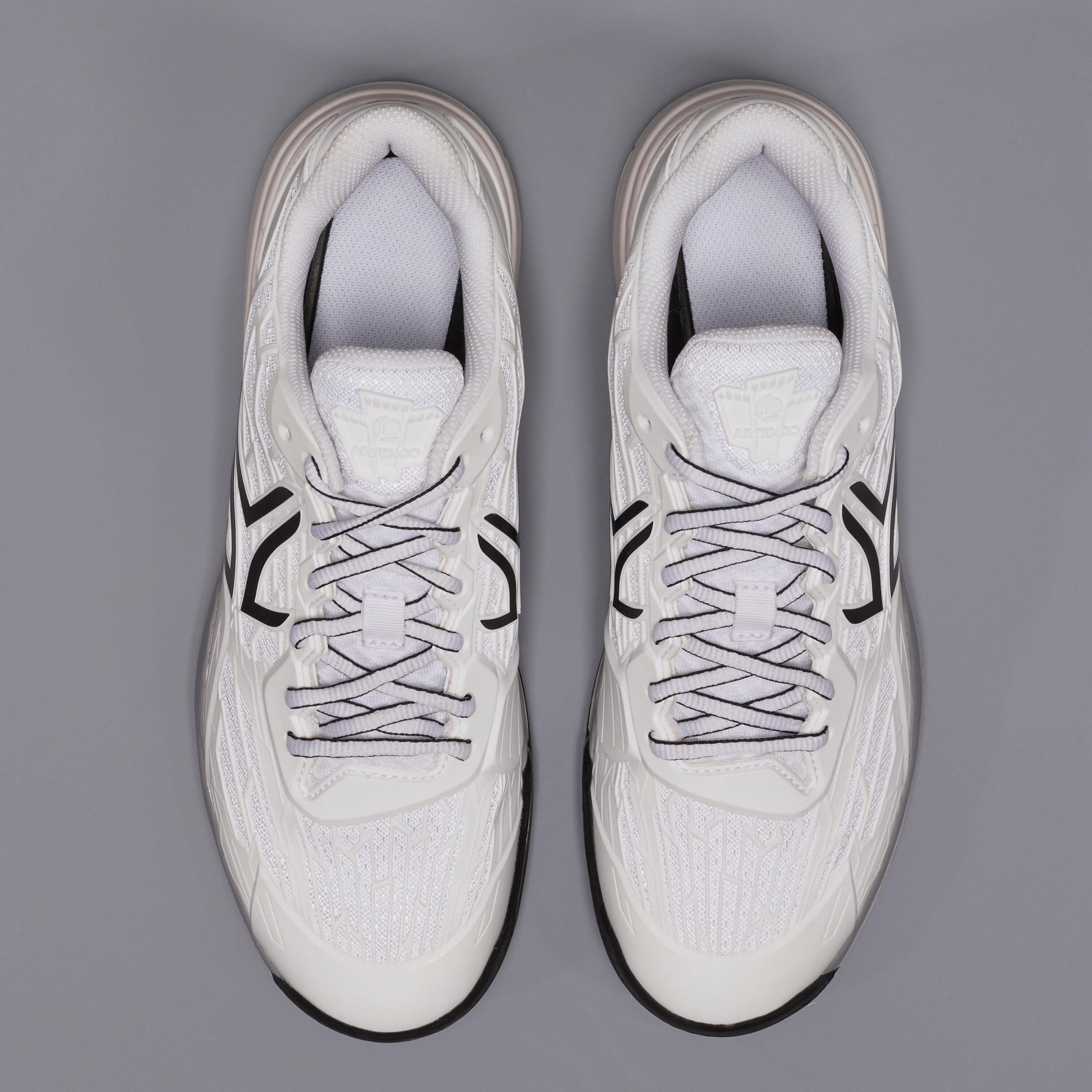TS990 Multi-Court Tennis Shoes - White/Black/Grey 5/12