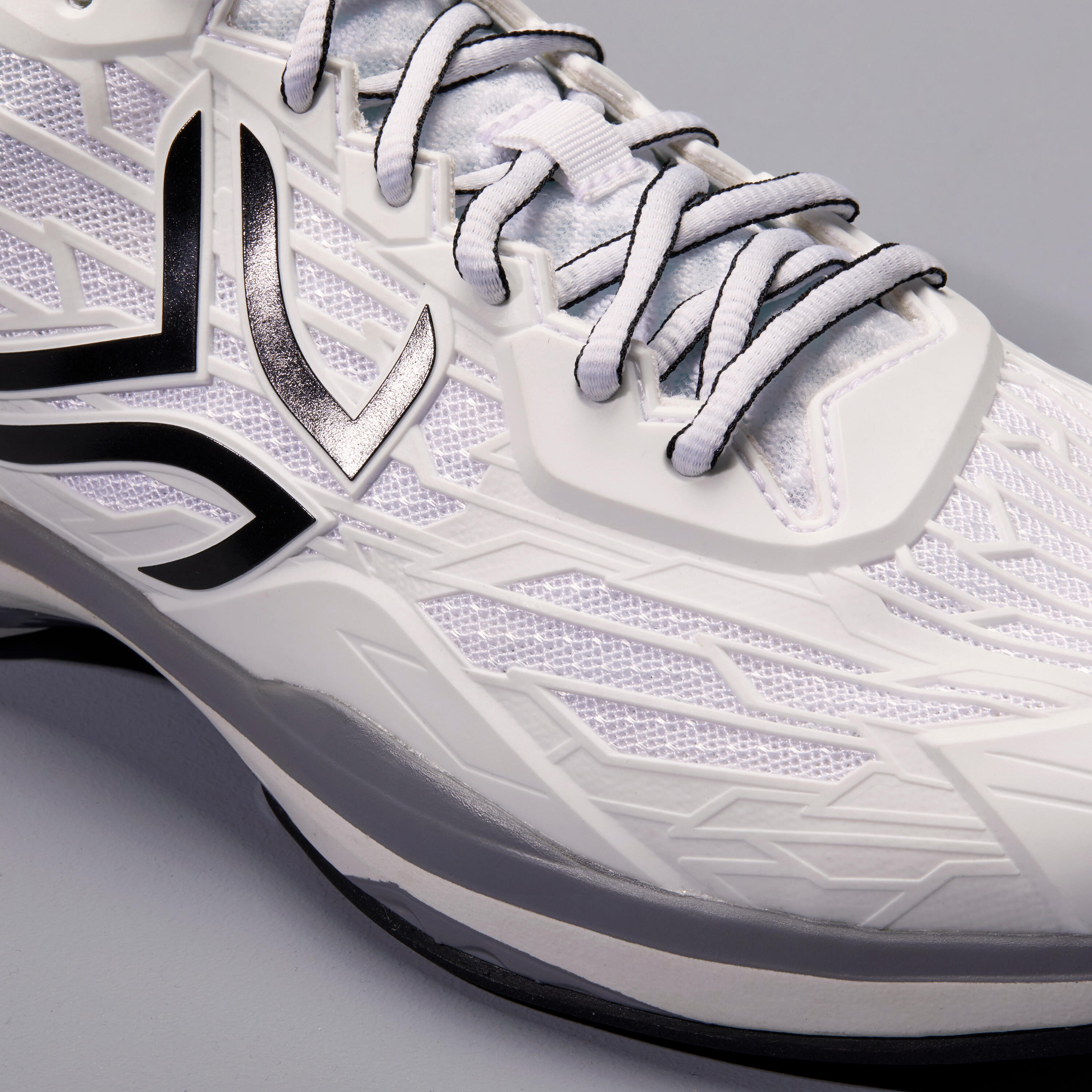 TS990 Multi-Court Tennis Shoes - White/Black/Grey 8/12