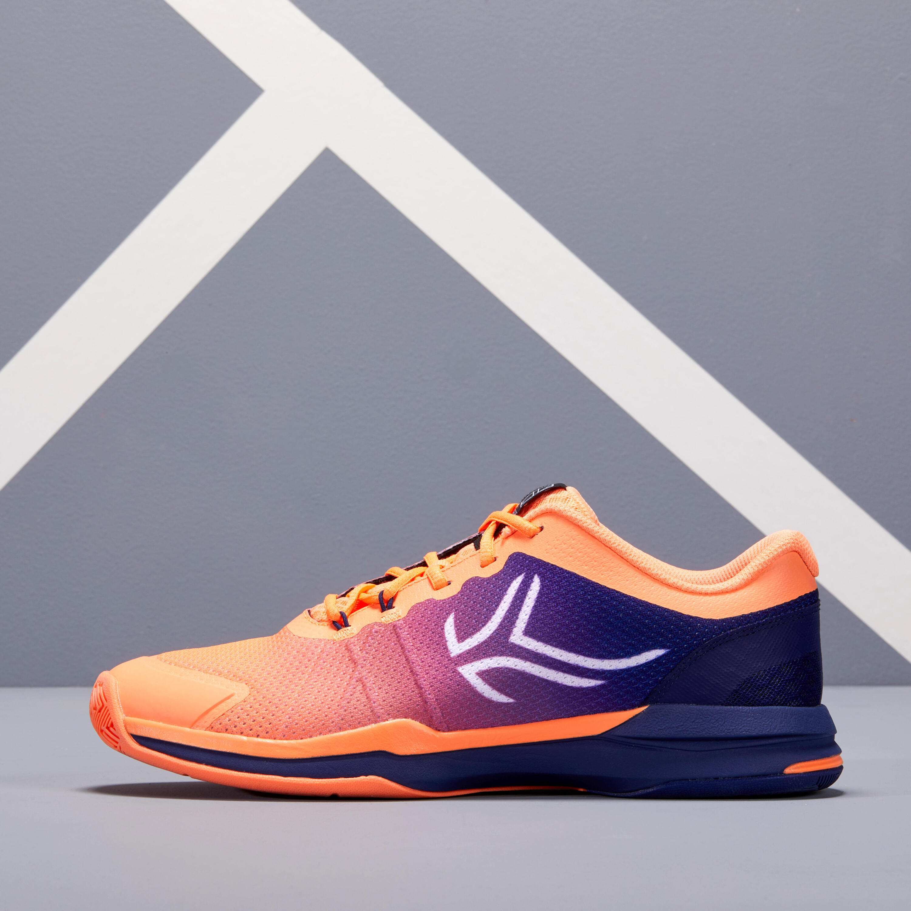 TS590 Multicourt Tennis Shoes - Coral Blue 3/9