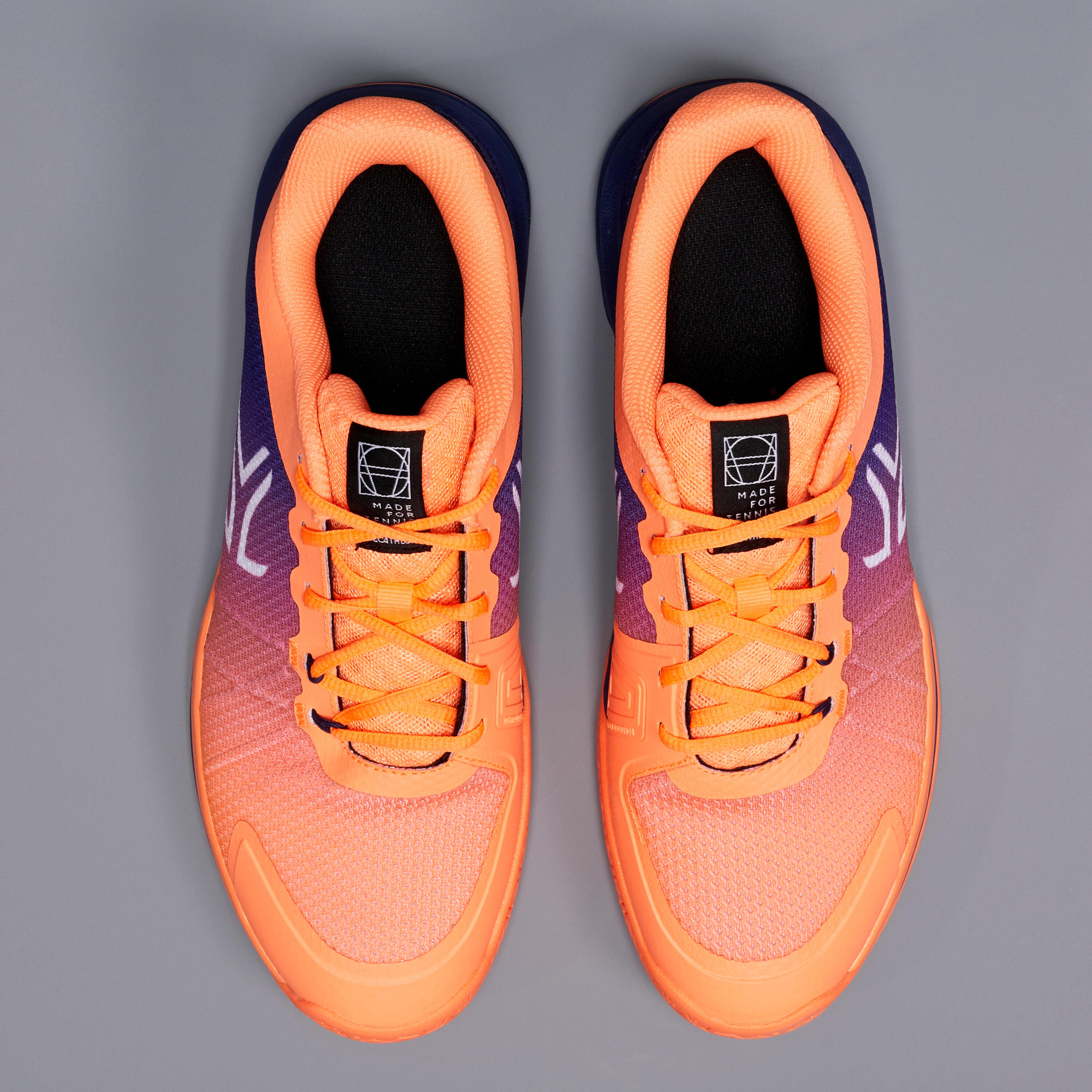 TS590 Multicourt Tennis Shoes - Coral Blue 5/9