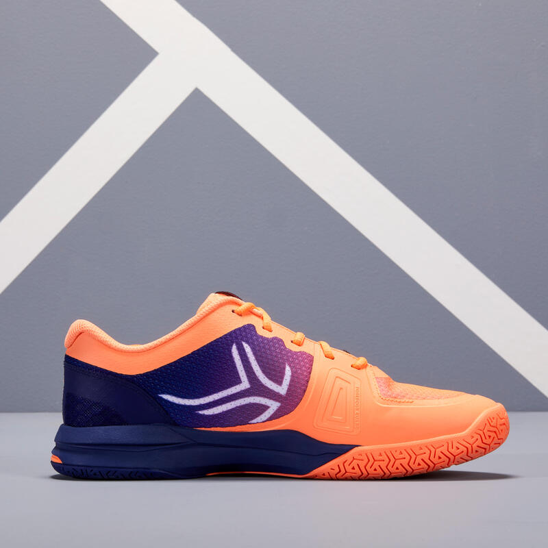 Pánské tenisové boty TS590 modro-korálové 