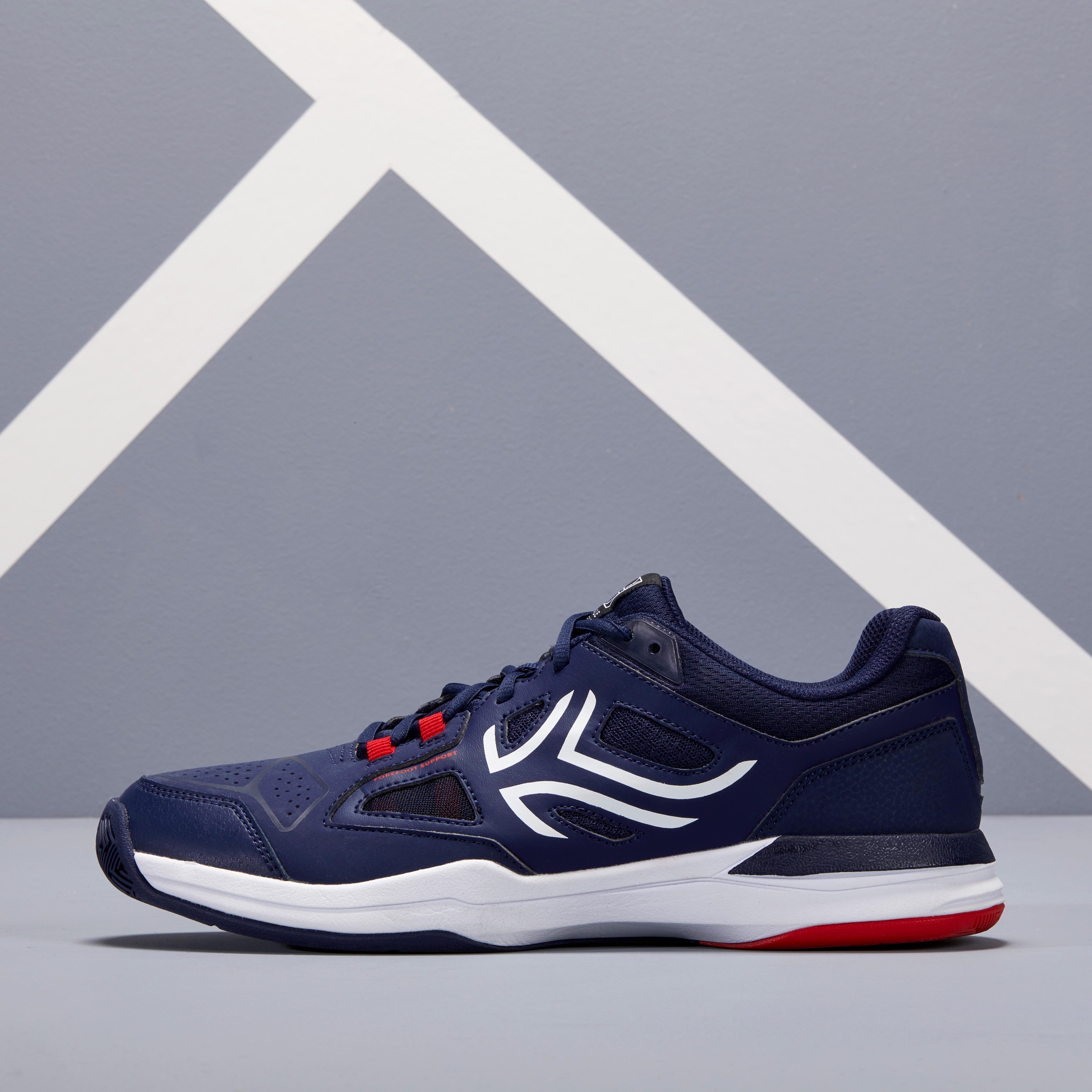 TS500 Multicourt Tennis Shoes - Navy - ARTENGO