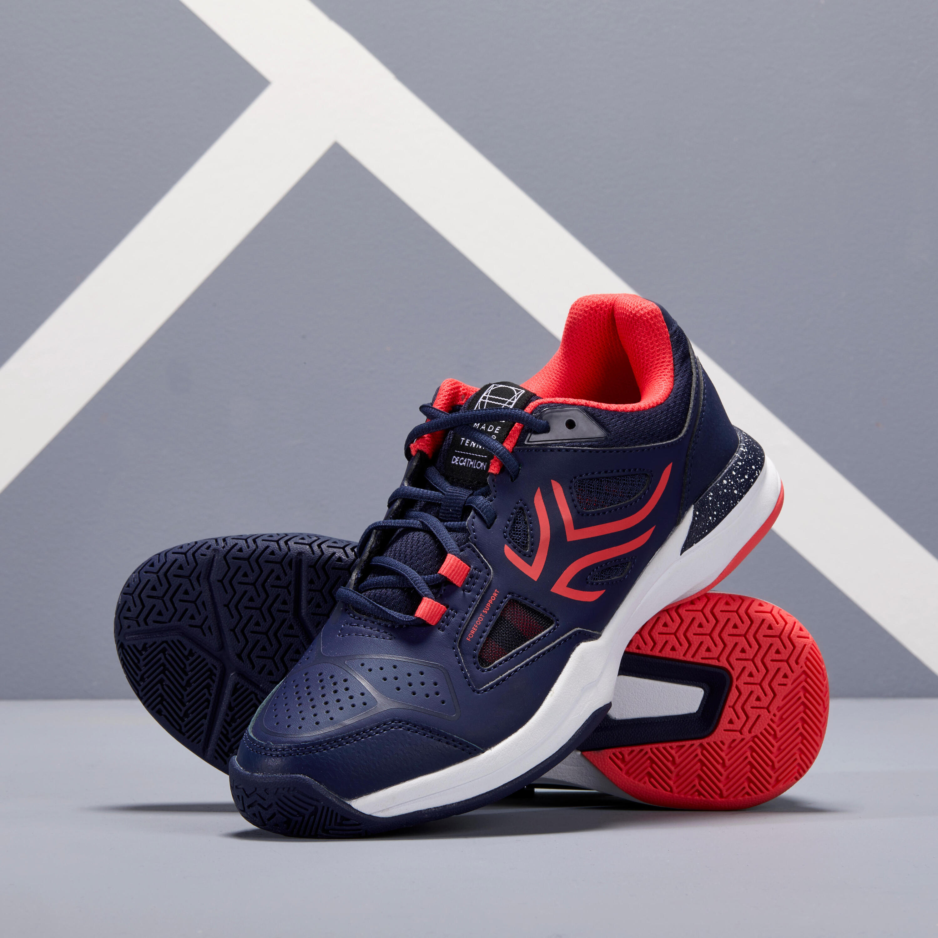 SABATILLES DE TENNIS DONA TS500 BLAU MARÍ 4/8