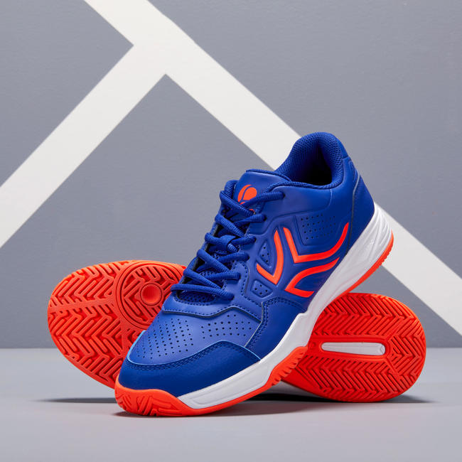 TS190 Multicourt Tennis Shoes Blue/Orange