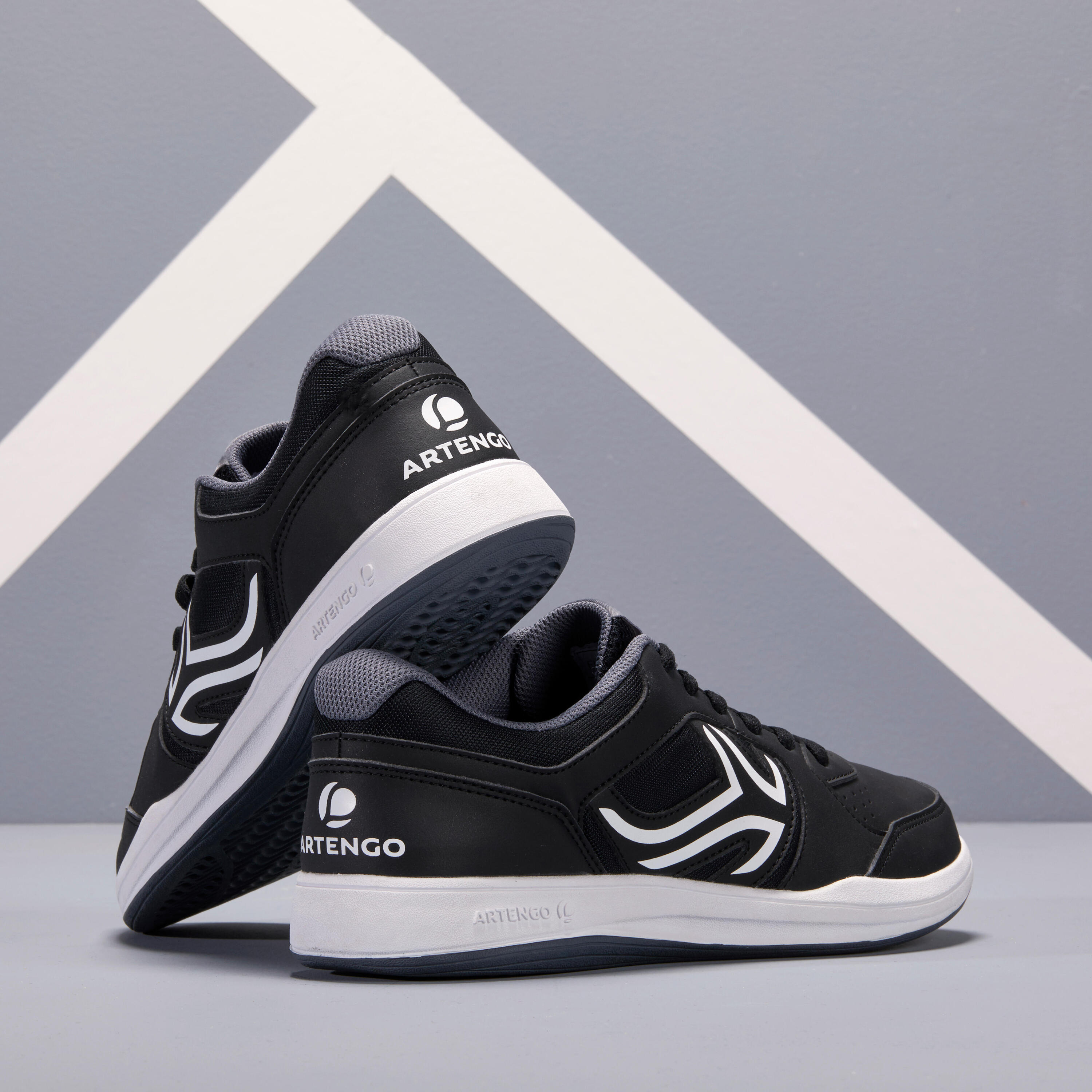 TS130 Multicourt Tennis Shoes - Black 4/9