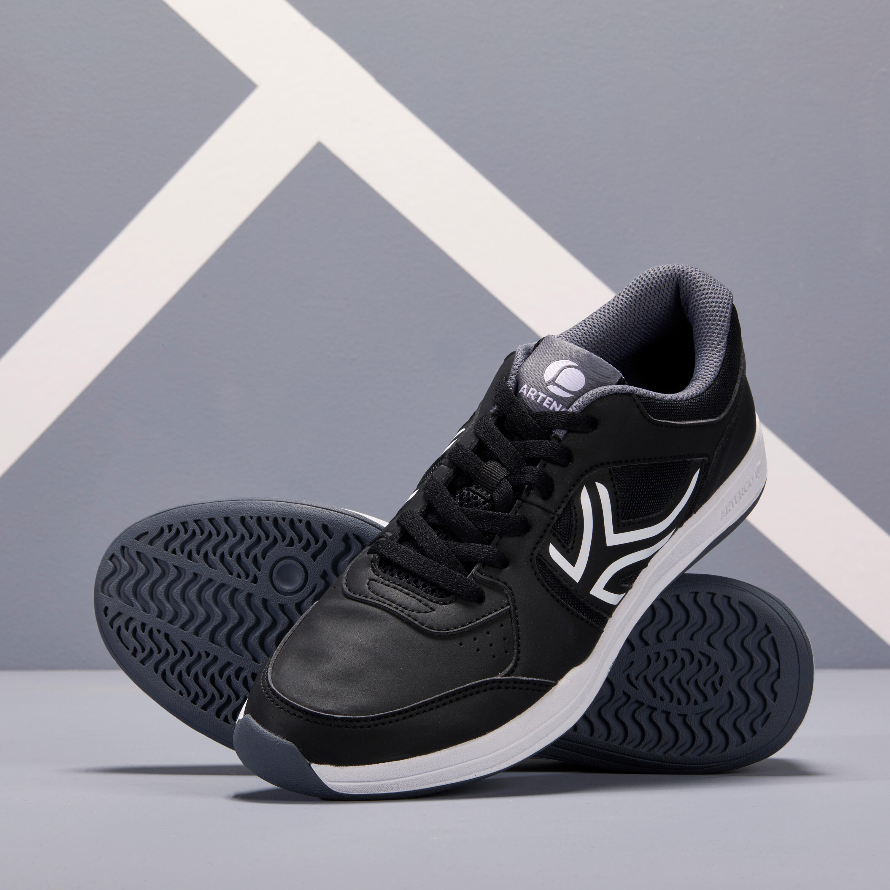 TS130 Multicourt Tennis Shoes - Black 1/9
