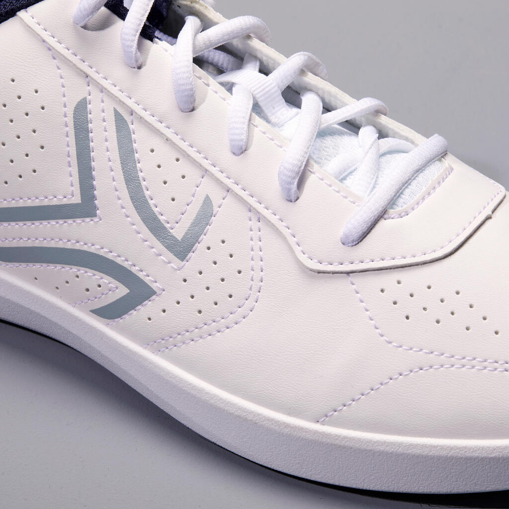 Herren Tennisschuhe - TS100 mit Schnürung Multicourt weiß