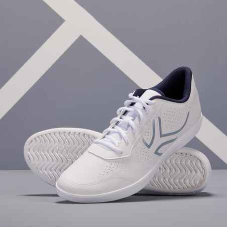 Zapatillas de tenis multiterreno hombre TS100 blanco