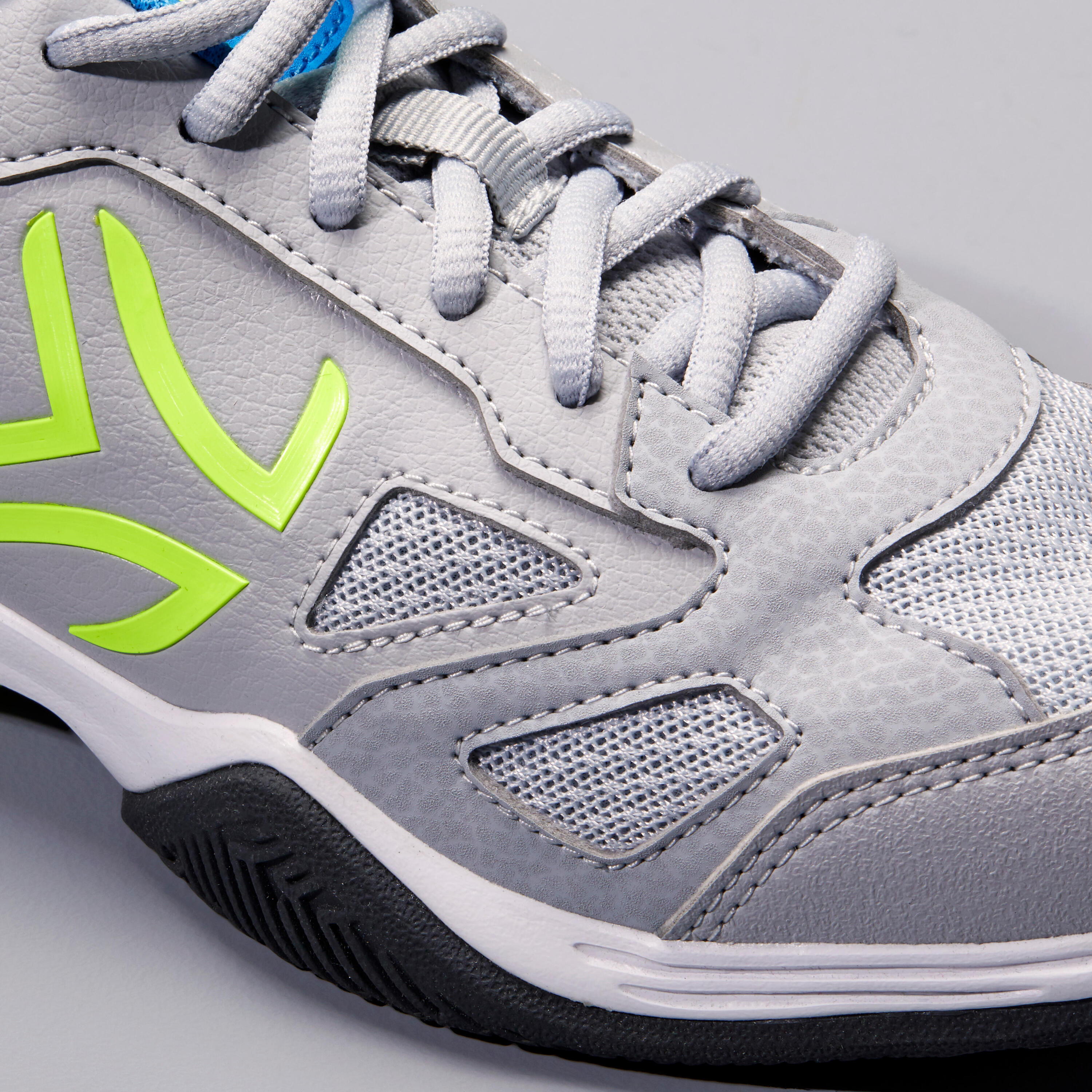 TS560 JR Kids' Tennis Shoes - Grey/Yellow 7/9