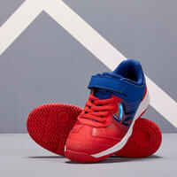 נעלי טניס לילדים TS160 - כחול/אדום