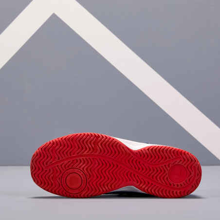 נעלי טניס לילדים TS160 - כחול/אדום