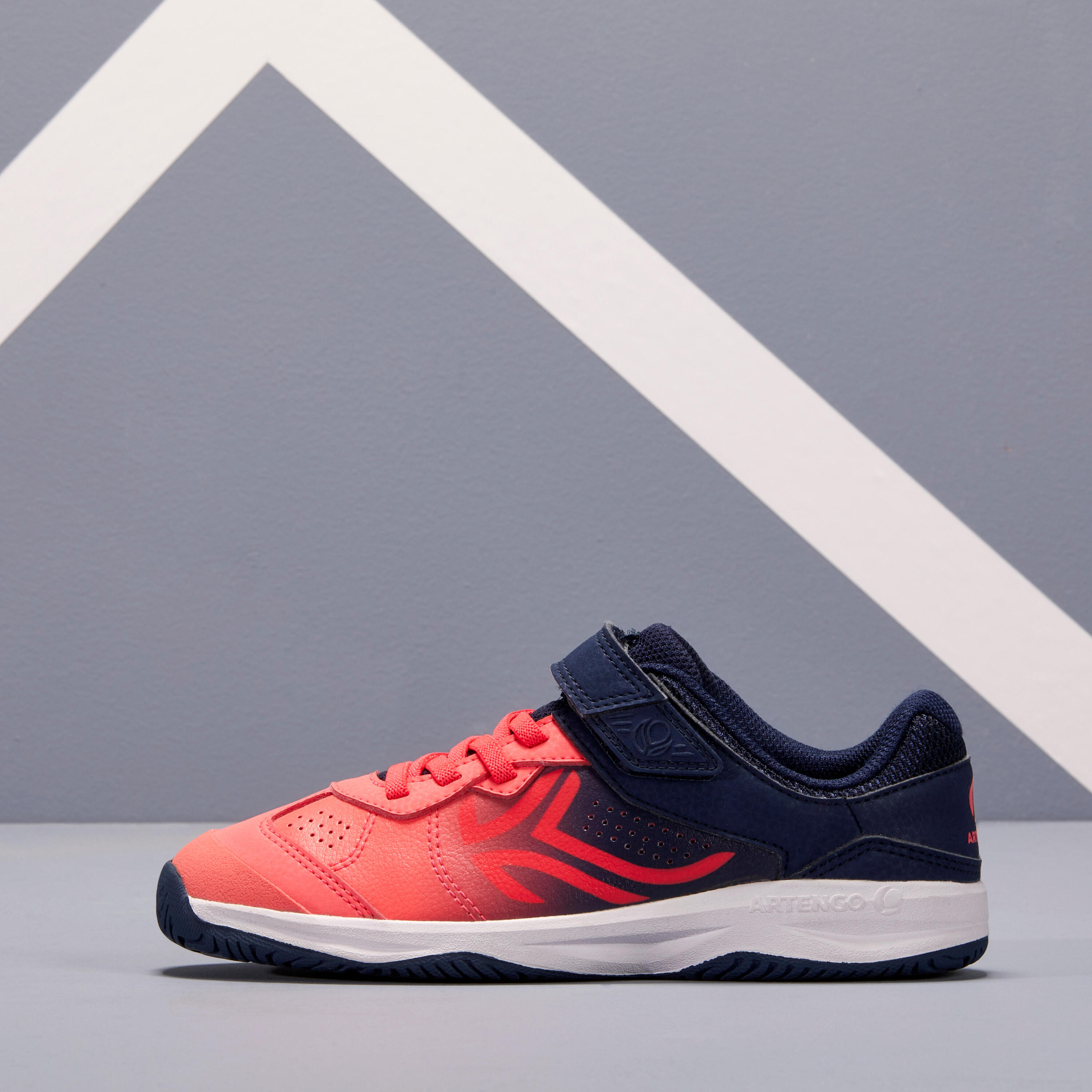 TS160 Kids' Tennis Shoes - Pink Gradient 2/8