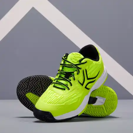 TS990 Kids' Tennis Shoes - Neon Yellow