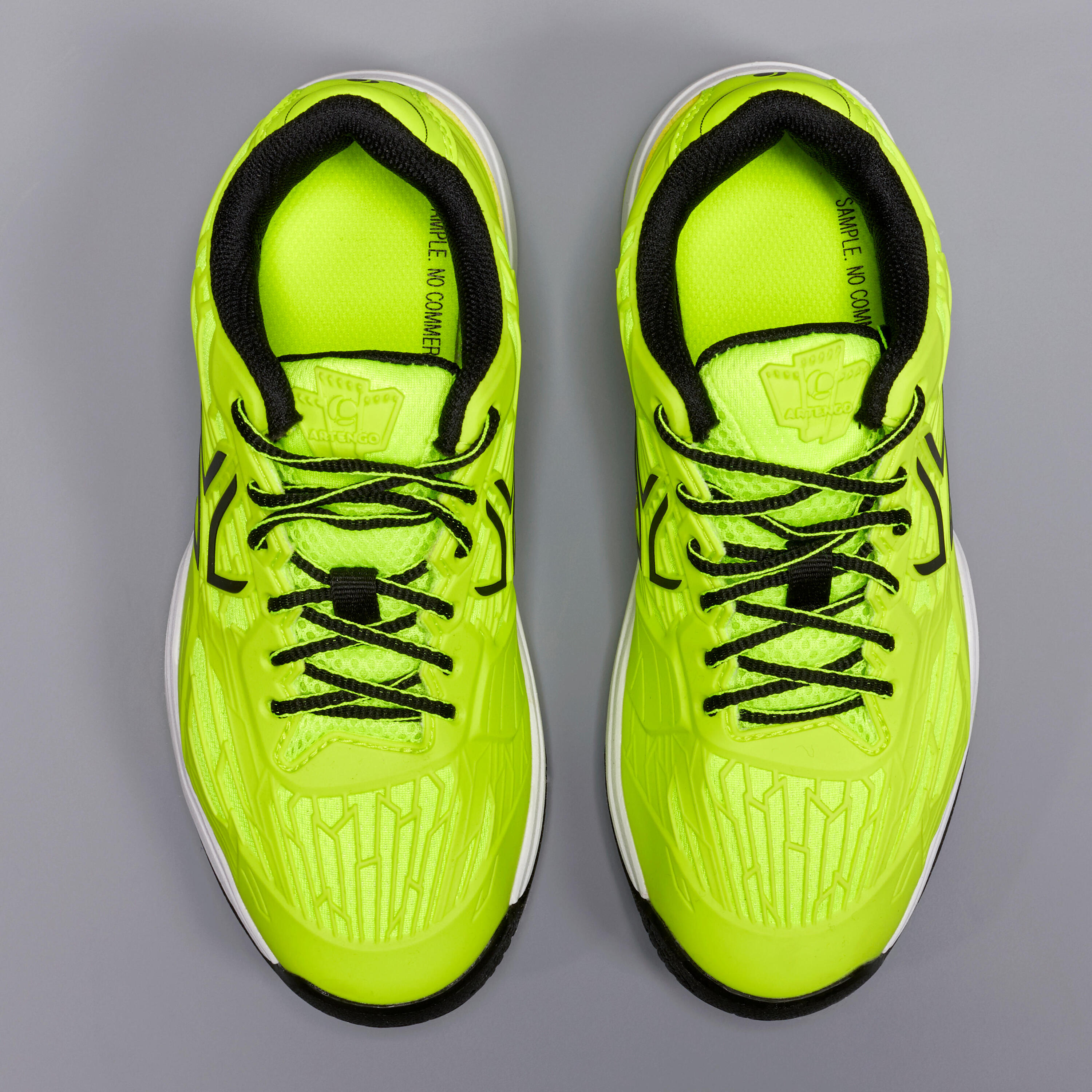 TS990 Kids' Tennis Shoes - Neon Yellow 5/14