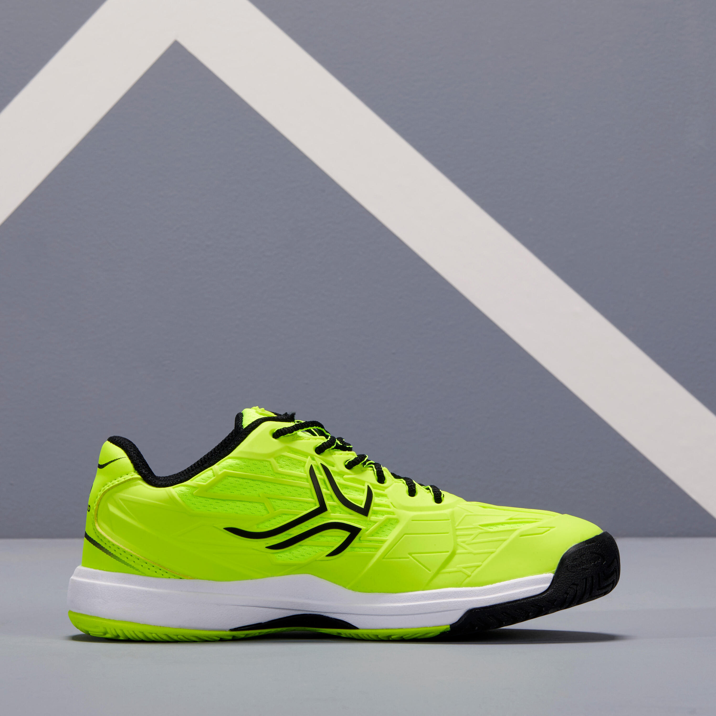 TS990 Kids' Tennis Shoes - Neon Yellow 2/14