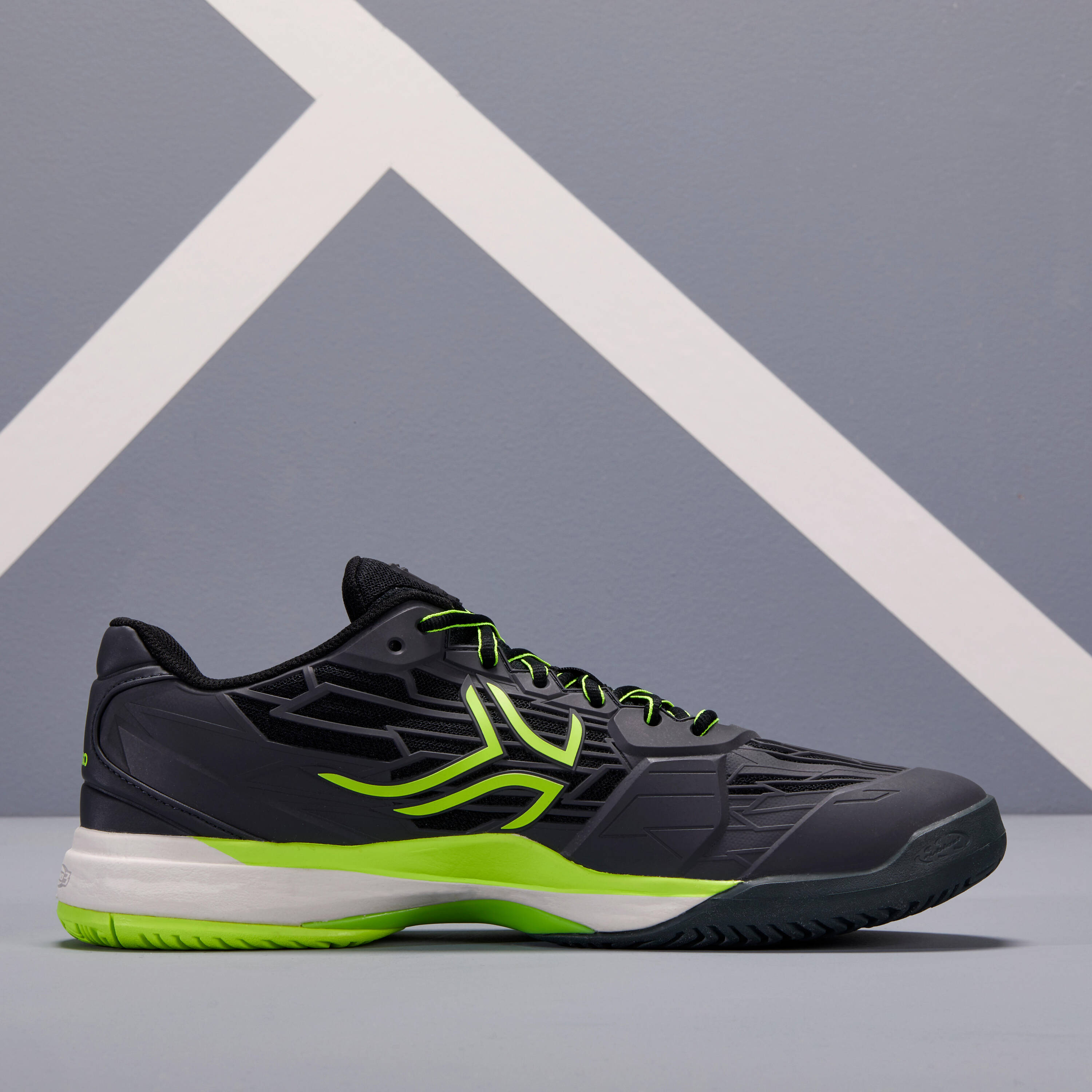 Men's Tennis Shoes TS990 - Black/Yellow -  1