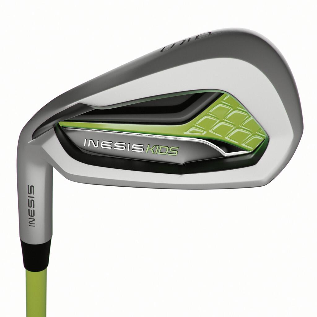 KIDS' GOLF 9-iron/PW LEFT HANDED 5-7 YEARS - INESIS