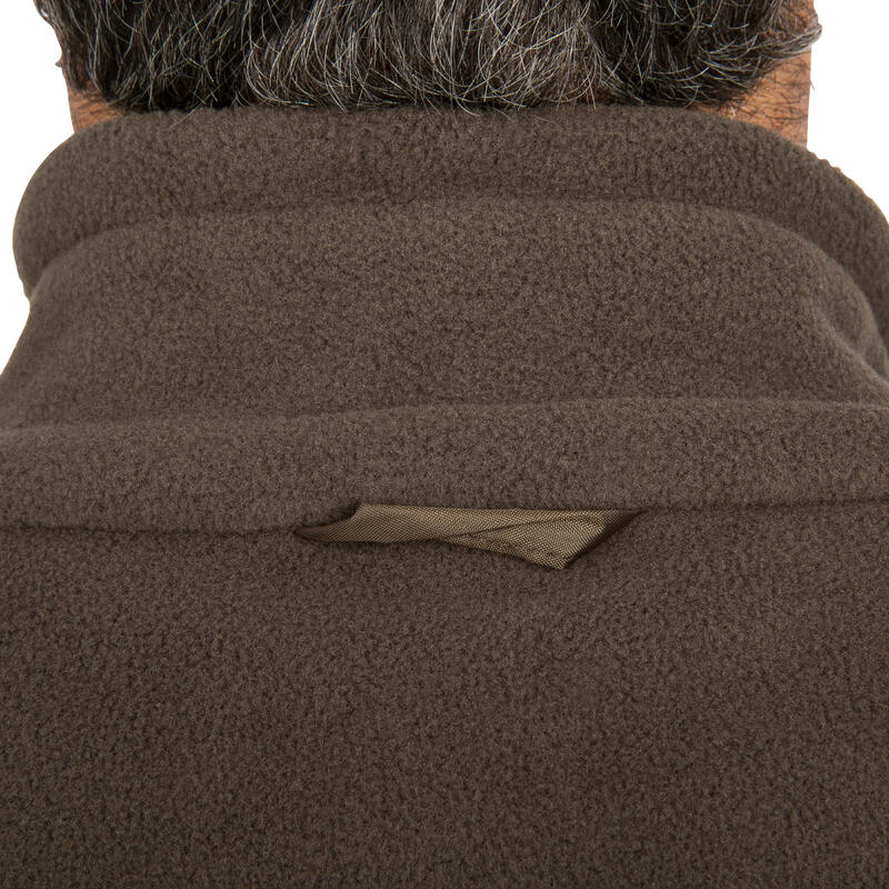 Chaqueta Caza Solognac 300 Hombre Impermeable Calida 3 en 1 Camuflaje Marrón