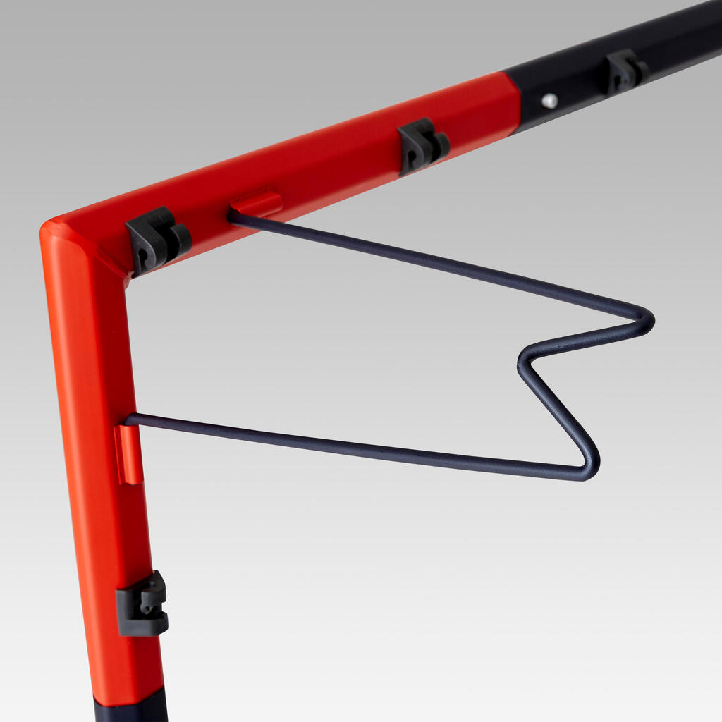 Portería de fútbol SG 500 talla M azul naranja