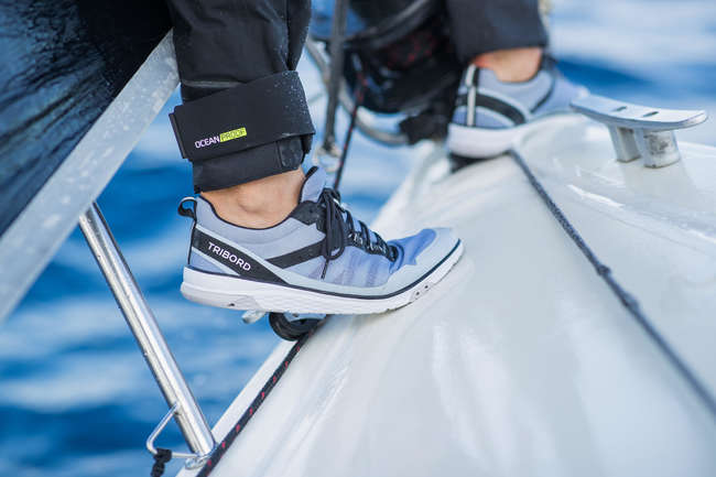 TRIBORD Unisex Yacht Racing Shoes Grey Black | Decathlon