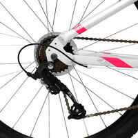 Bicicleta de montaña mtb st100 rin 27" blanca - Rockrider