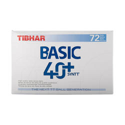 BALLES DE TENNIS DE TABLE BASIC SL 4+ X72 BLANCHES