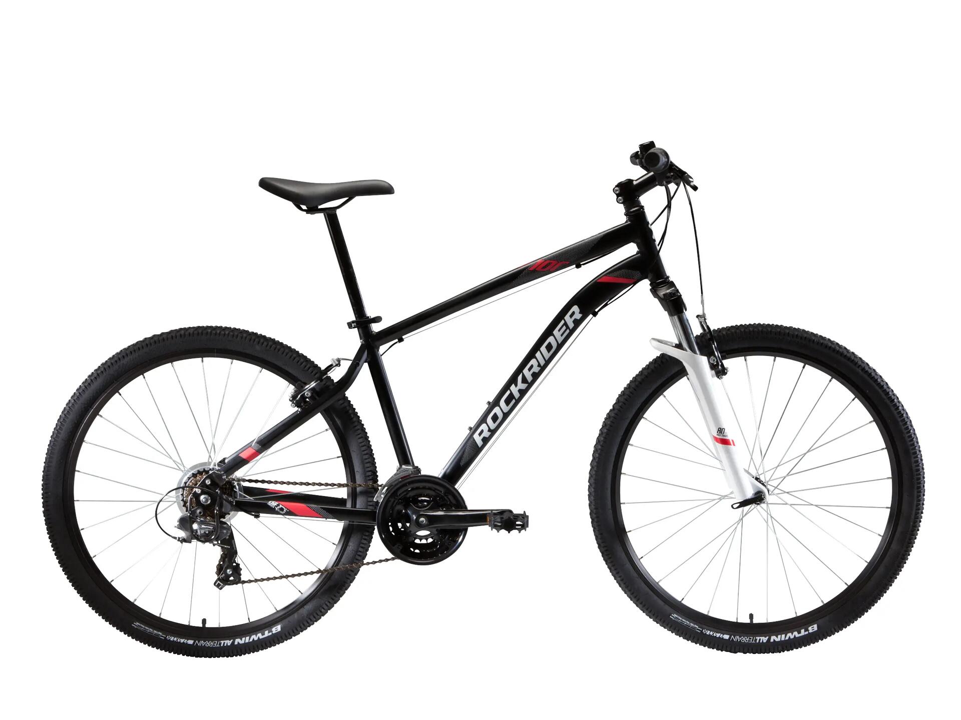 Bicicletă MTB ROCKRIDER ST 100 Gri: Manual de instrucțiuni, reparații