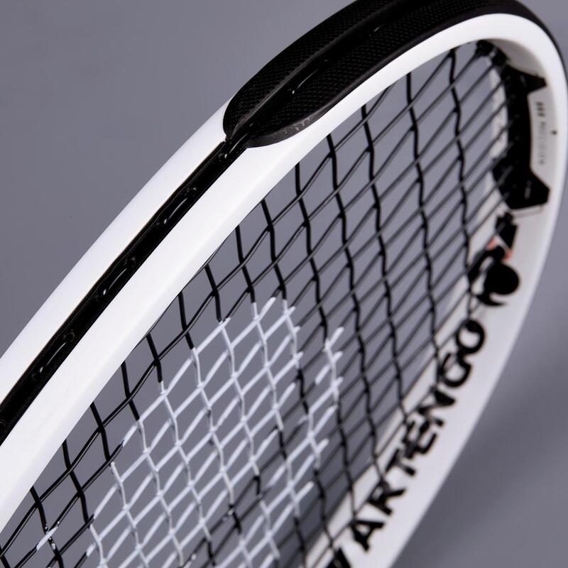 Racchetta tennis adulto TR 960 PRECISION bianco-rosso