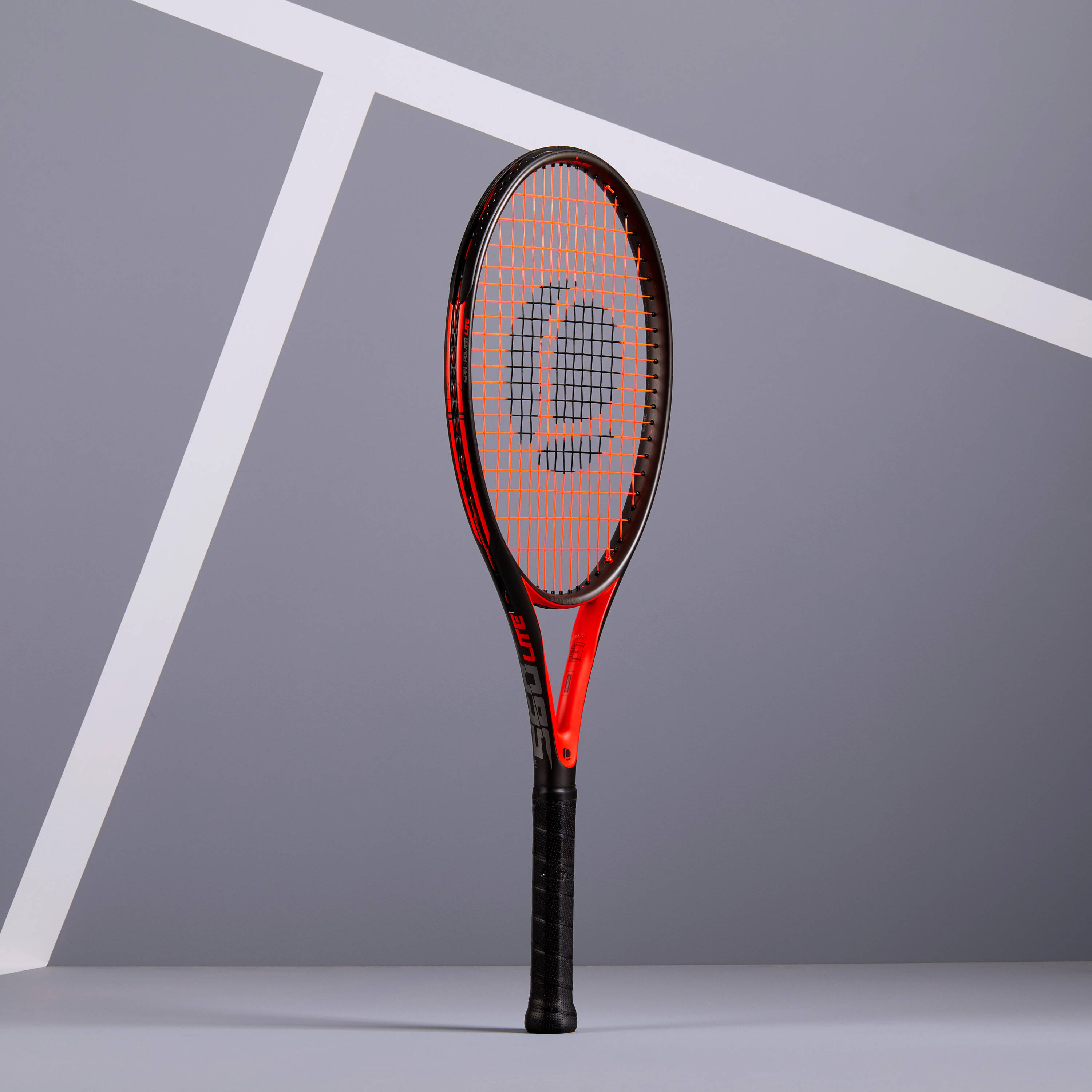 Adult Tennis Racket TR560 Lite - Black/Orange -  3