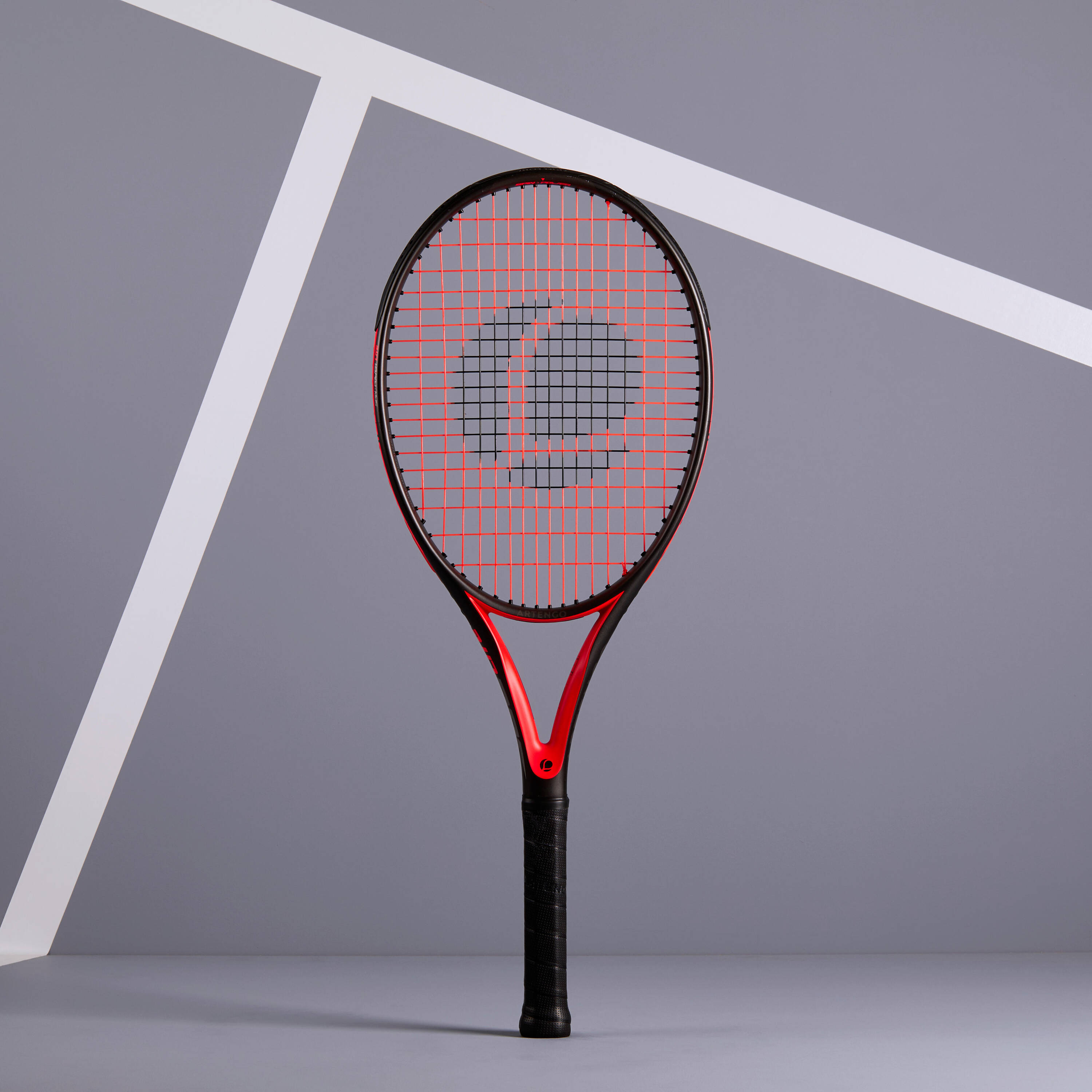 Adult Tennis Racket TR560 Lite - Black/Orange -  2