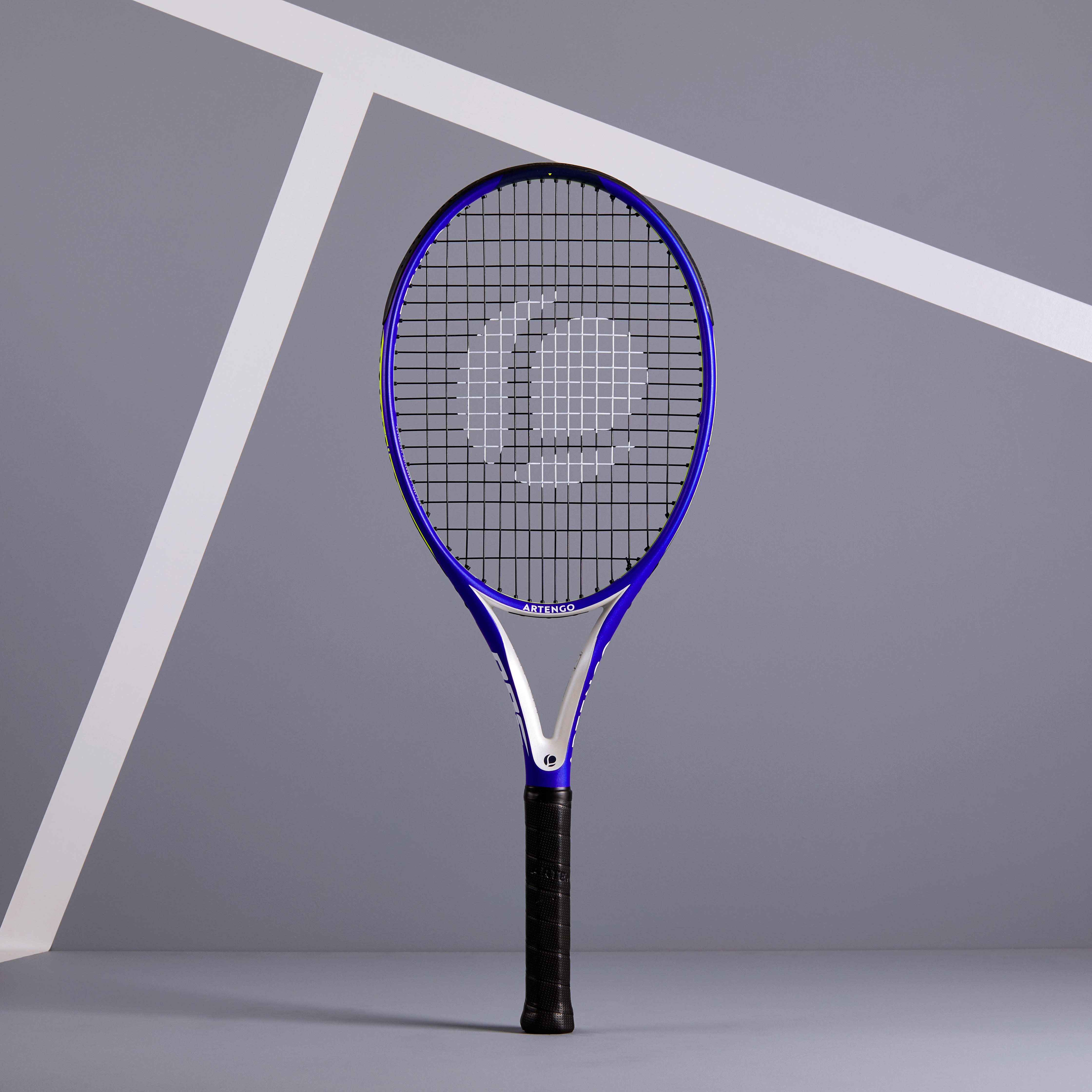 Tenis Racket Blue TR560 Adults' Tennis Racket - Blue/White - Decathlon