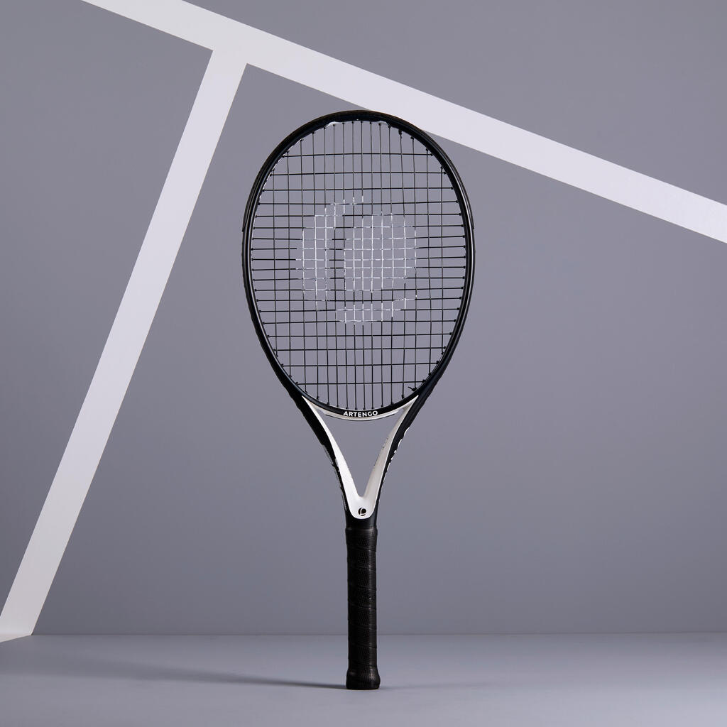 Tennisschläger TR500 Oversize Erwachsene schwarz/weiß