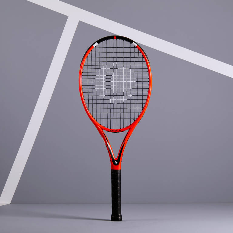 Raket Tenis Dewasa TR160 Graph - Oranye