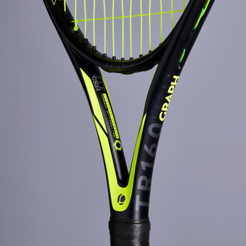 Rachetă Tenis TR160 Graph Negru Adulţi