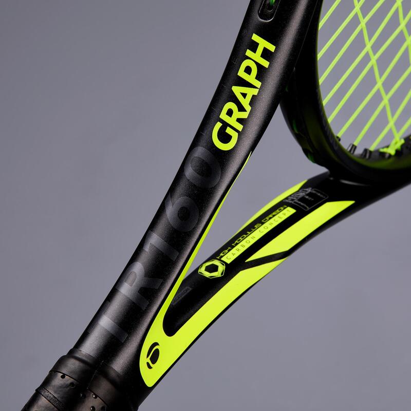 Tennisracket voor volwassenen TR160 Graph zwart