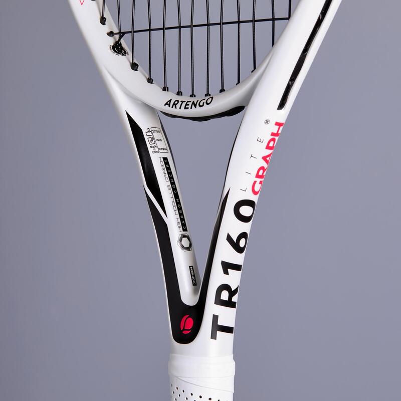 Yetişkin Tenis Raketi - Beyaz - TR160 GRAPH