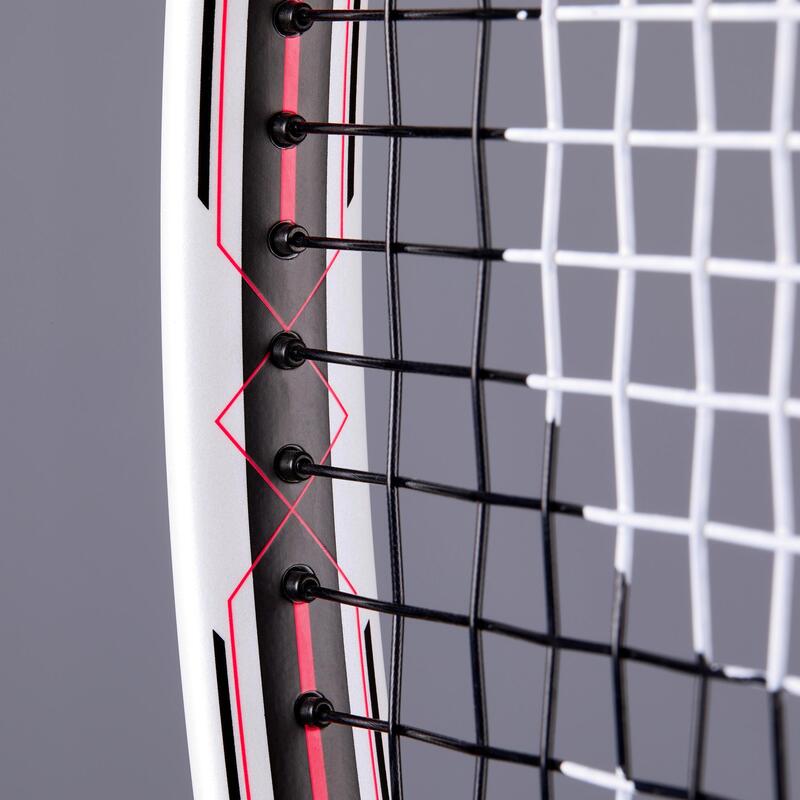 Tennisschläger TR160 Graph Erwachsene besaitet weiß