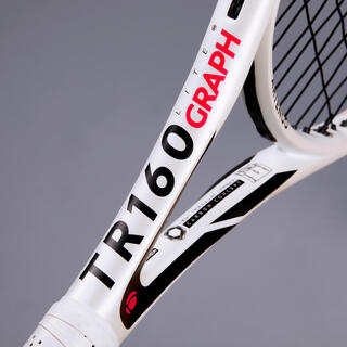 TR160 Graph Adult Tennis Racket - White