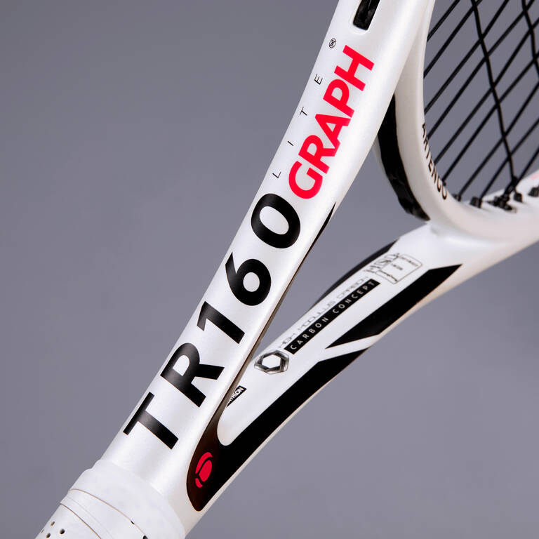 TR160 Raket Tenis Dewasa Grafis - Putih