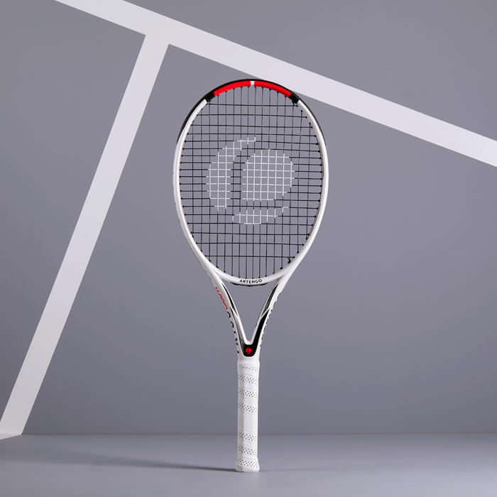 TR160 Graph Adult Tennis Racket White Decathlon