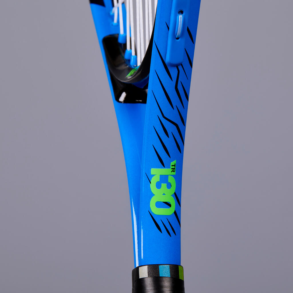 Tennisschläger TR130 23 Zoll besaitet Kinder blau