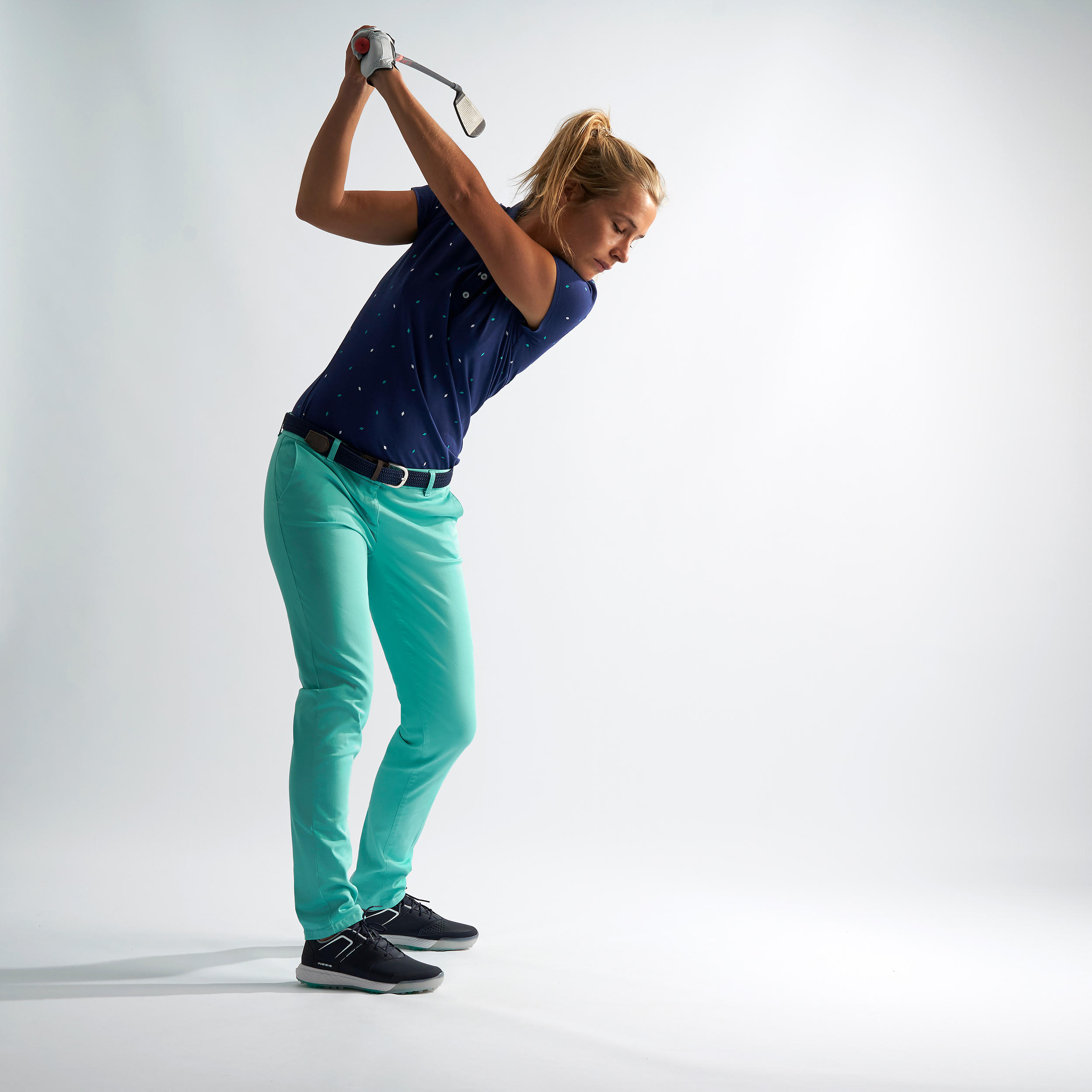 

Women's Golf Trousers - Turquoise Green -  By INESIS | Decathlon, Blue/green