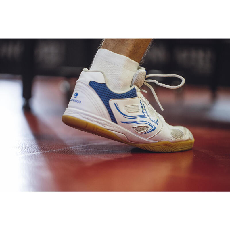 CHAUSSURES DE TENNIS DE TABLE TTS 500 BLANCHES