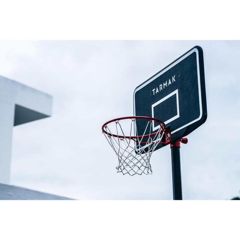 Panier de basket sur pied réglable de 2,20m à 3,05m - B100 Easy Noir